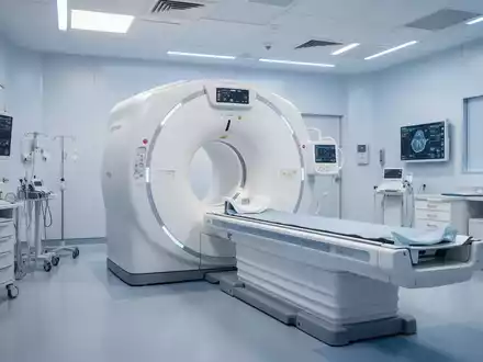 Moderner Computertomograph in einer medizinischen Untersuchungseinrichtung zur Krebsfrüherkennung. - Foto: über boerse-global.de