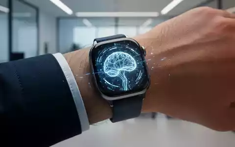 Eine hochwertige Smartwatch am Handgelenk mit einer modernen, KI-gestützten Benutzeroberfläche auf dem Display. - Foto: über boerse-global.de