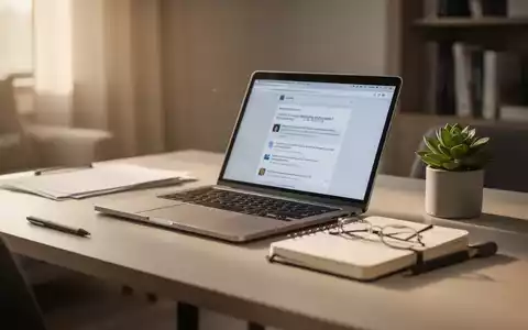 Ein aufgeräumter, moderner Arbeitsplatz mit Laptop in ruhigem Licht, der Konzentration und digitale Balance symbolisiert. - Foto: über boerse-global.de