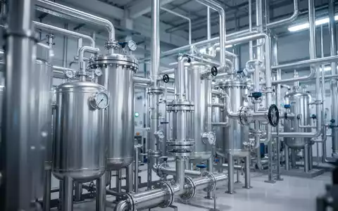 Moderne industrielle Anlage zur Sauerstofferzeugung mit Fokus auf technische Komponenten und Druckbehälter. - Foto: über boerse-global.de