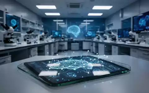 Digitales Tablet mit Datenvisualisierungen in einem modernen Forschungslabor zur Veranschaulichung von Sicherheitstechnologien. - Foto: über boerse-global.de