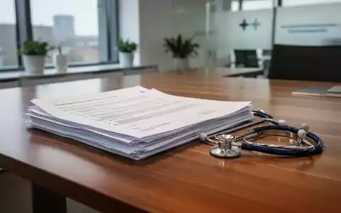 Stethoskop und Gesetzestexte auf einem Schreibtisch als Symbol für die GKV-Reform und Einsparungen im Gesundheitswesen. - Foto: über boerse-global.de