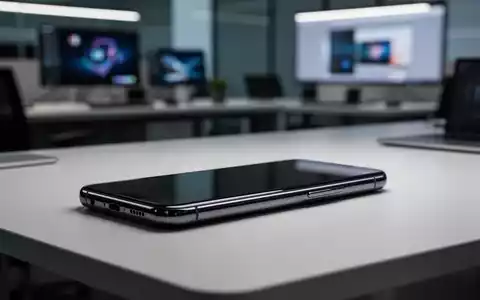 Ein modernes Smartphone auf einem minimalistischen Schreibtisch in einem professionellen Büro. - Foto: über boerse-global.de