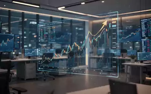 Digitale Anzeigetafel mit aufsteigenden Wachstumskurven in einem modernen Finanzbüro. - Foto: über boerse-global.de