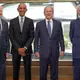 Biden, Obama, Bush und Clinton – nur ein noch lebender US-Präsident fehlt. (Archivbild) - Bild: Pablo Martinez Monsivais/AP Pool/dpa