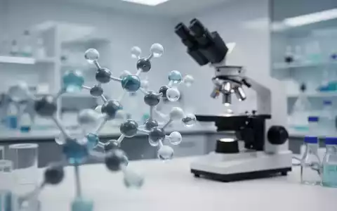 Molekulares Modell in einem modernen medizintechnischen Labor als Symbol für neue Diabetes-Therapieforschung. - Foto: über boerse-global.de