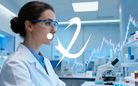 Abstrakte Darstellung eines modernen Biotechnologielabors mit Fokus auf Forschung und Marktvolatilität. - Foto: über boerse-global.de
