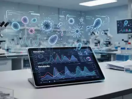 KI-gestützte Datenanalyse in einem medizinischen Labor zur Personalisierung von Ernährungsempfehlungen. - Foto: über boerse-global.de