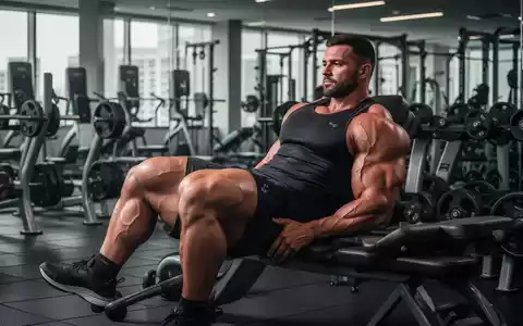 Ein Sportler ruht sich nach einem intensiven Krafttraining in einem modernen Fitnessstudio aus. - Foto: über boerse-global.de