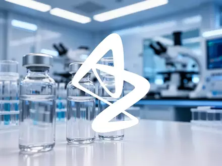Abstrakte Darstellung eines modernen pharmazeutischen Forschungslabors mit Fokus auf medizinische Innovation. - Foto: über boerse-global.de