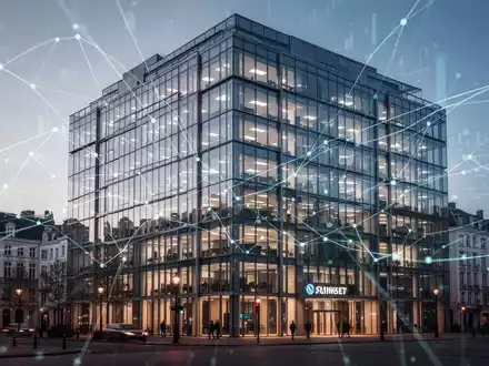 Modernes Bürogebäude in Brüssel als Symbol für die regulatorische Aufsicht der EU-Kommission über Tech-Konzerne. - Foto: über boerse-global.de
