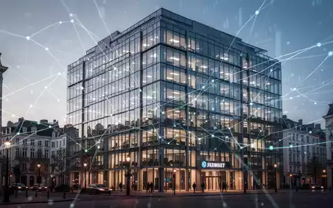 Modernes Bürogebäude in Brüssel als Symbol für die regulatorische Aufsicht der EU-Kommission über Tech-Konzerne. - Foto: über boerse-global.de