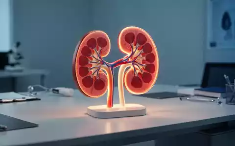Stilisierte anatomische Darstellung einer Niere vor neutralem medizinischem Hintergrund als Symbol für den Stoffwechsel. - Foto: über boerse-global.de