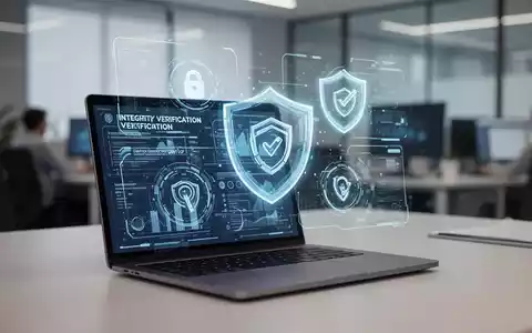 Digitale Schnittstelle zur Überprüfung der Integrität von Bewerbungsunterlagen mit Sicherheitssymbolen. - Foto: über boerse-global.de