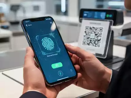 Eine Person bezahlt per QR-Code mit dem Smartphone an einer Ladenkasse. - Foto: über boerse-global.de