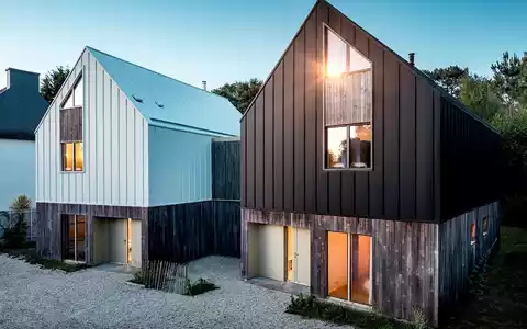 Maisons jumelles, Bretagne - Foto: PREFA/Croce & Wir über pressetext.de