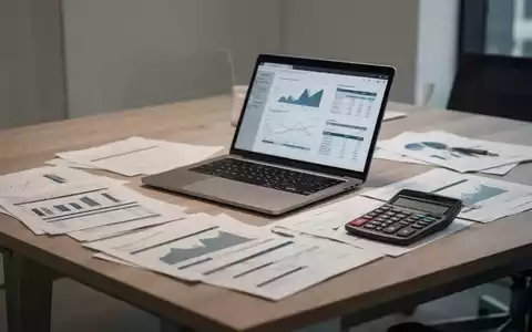 Schreibtisch mit Laptop, Taschenrechner und Finanzdokumenten als Symbol für steuerliche Planung bei Unternehmensgründungen - Foto: über boerse-global.de