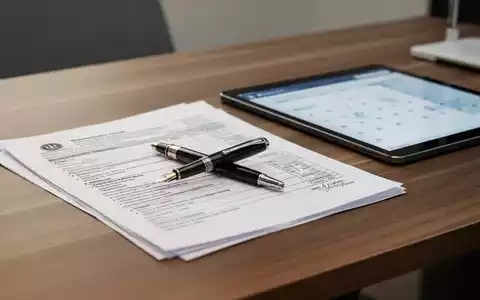 Schreibtisch mit Steuerunterlagen, Füller und Kalender als Symbol für die Einkommensteuererklärung. - Foto: über boerse-global.de
