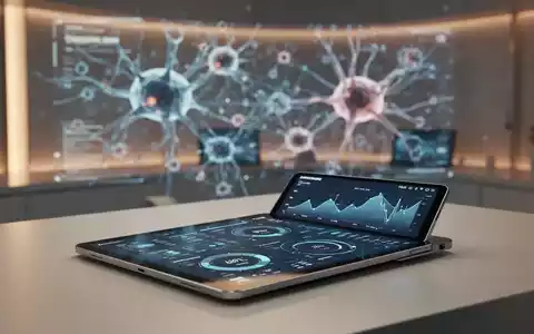 Ein modernes Tablet zeigt Daten zur digitalen Gesundheitsförderung in einer professionellen, klinischen Umgebung. - Foto: über boerse-global.de