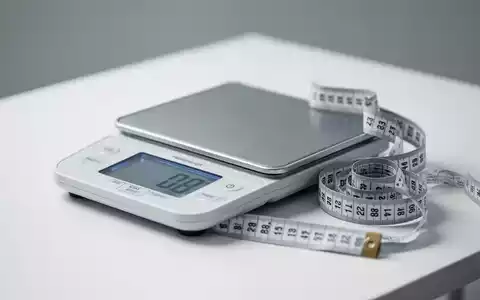Eine digitale Personenwaage und ein Maßband auf einer sauberen, weißen Oberfläche als Symbol für Gesundheitsprävention. - Foto: über boerse-global.de