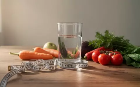 Ein Maßband und frisches Gemüse auf einem Holztisch als Symbol für langfristige Gewichtsstabilisierung und Gesundheit. - Foto: über boerse-global.de
