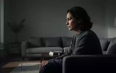 Nachdenkliche Person in einem minimalistischen, abgedunkelten Raum, die die psychische Belastung durch Arbeitslosigkeit symbolisiert. - Foto: über boerse-global.de