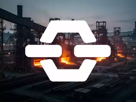 Abstrakte Darstellung einer modernen Stahlfabrik in der Abenddämmerung mit industrieller Beleuchtung. - Foto: über boerse-global.de