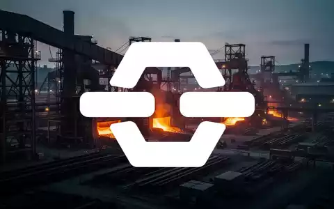 Abstrakte Darstellung einer modernen Stahlfabrik in der AbenddĂ€mmerung mit industrieller Beleuchtung. - Foto: ĂŒber boerse-global.de