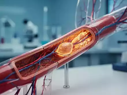 Medizinisches Modell einer Arterie als Symbol für Herz-Kreislauf-Gesundheit und Gefäßforschung. - Foto: über boerse-global.de