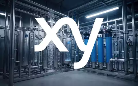 Moderne, technologische Infrastruktur einer Wasseraufbereitungsanlage in einer abstrakten, professionellen Darstellung. - Foto: über boerse-global.de