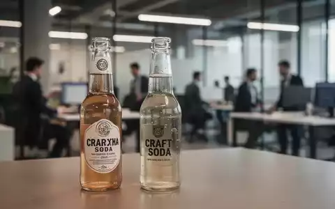 Eine Glasflasche Limonade in einem modernen Büro als Symbol für betriebliche Strukturen und Unternehmenskultur. - Foto: über boerse-global.de