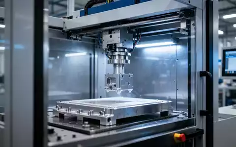 Industrieller 3D-Drucker in einer modernen Fertigungsumgebung mit Fokus auf Präzision und Arbeitssicherheit. - Foto: über boerse-global.de