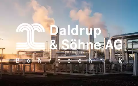Moderne Geothermie-Anlage bei Sonnenaufgang als Symbol für nachhaltige Energieprojekte. - Foto: über boerse-global.de