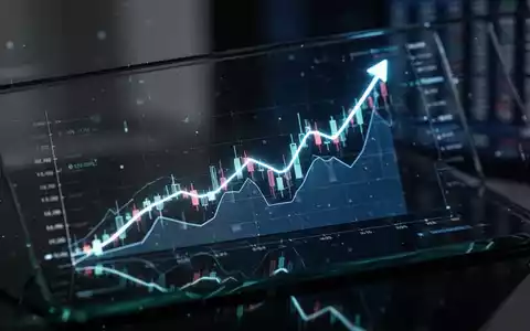 Ein nach oben gerichteter digitaler Aktienkurs-Chart auf einem dunklen, modernen Bildschirm. - Foto: über boerse-global.de
