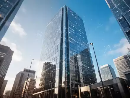 Moderner Glaswolkenkratzer im Finanzviertel, der Geschäftswachstum und Börsengang symbolisiert. - Foto: über boerse-global.de