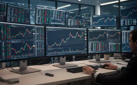 Monitore mit steigenden Börsenkursen in einem modernen Büro - Foto: über boerse-global.de