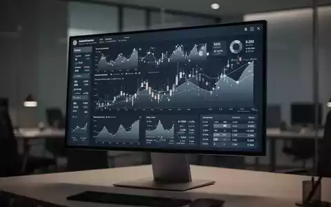 Moderne Finanz-Dashboards und Datencharts auf einem Monitor im professionellen Büro-Setting. - Foto: über boerse-global.de