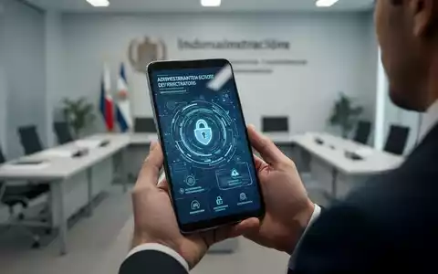 Ein Smartphone mit digitaler Identitätsschnittstelle in einer modernen Büroumgebung zur Veranschaulichung der DeutschlandID. - Foto: über boerse-global.de
