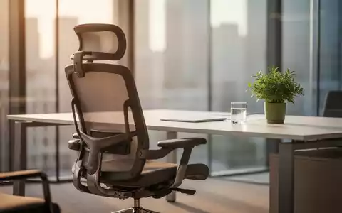 Ein minimalistischer, ruhiger Arbeitsplatz mit einer Pflanze und einem Glas Wasser in warmem Licht. - Foto: über boerse-global.de