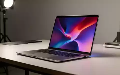 Ein hochwertiges ASUS ProArt Notebook auf einem minimalistischen Schreibtisch in einem modernen Design-Studio. - Foto: über boerse-global.de