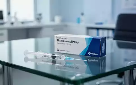 Medizinische Spritze und Medikamentenverpackung auf einem Schreibtisch als Symbol für die gesundheitspolitische Debatte. - Foto: über boerse-global.de