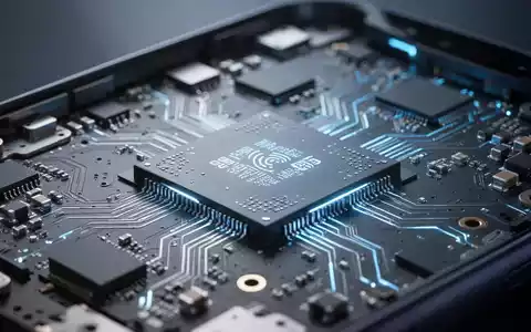 Nahaufnahme einer hochmodernen Mikrochip-Platine für Smartphone-Kommunikationstechnologie in einer professionellen Werkstatt. - Foto: über boerse-global.de