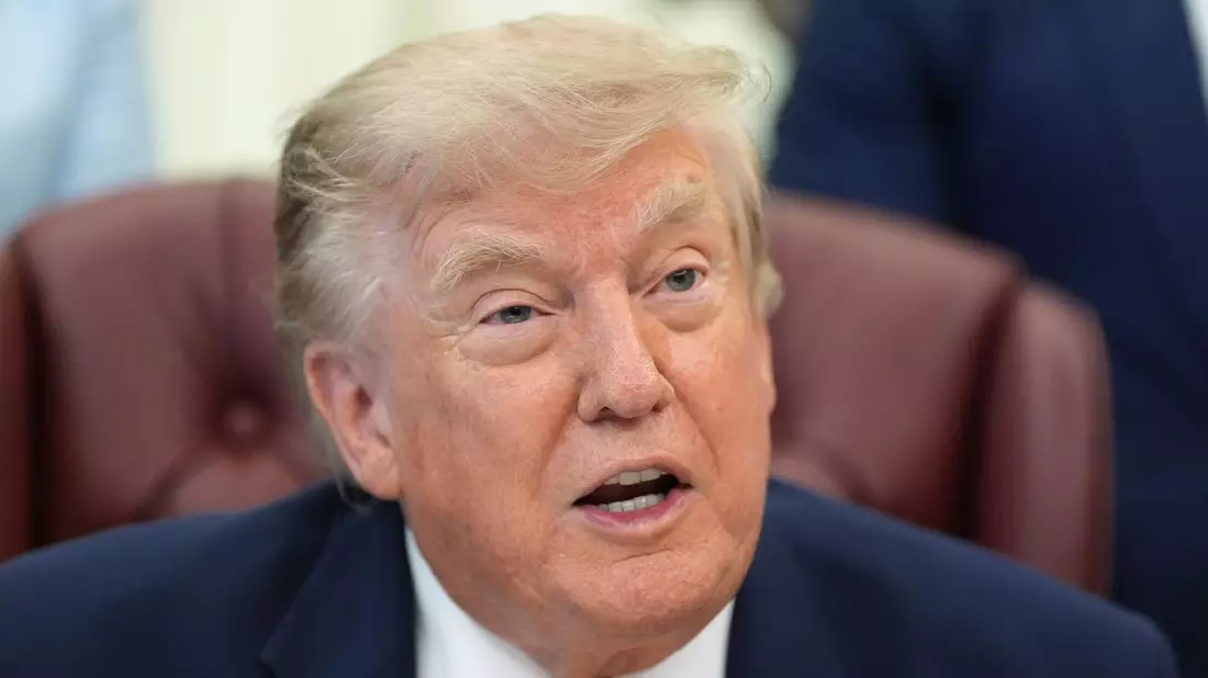 Trump spricht von einer «letzten Chance» für den Iran.  - Bild: Alex Brandon/AP/dpa