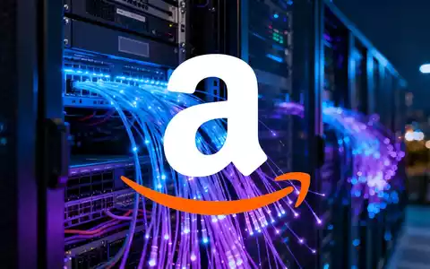 Abstraktes, futuristisches Rechenzentrum mit leuchtenden Glasfaserkabeln als Symbol für Cloud-Infrastruktur und Wachstum. - Foto: über boerse-global.de