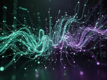 Abstrakte digitale Netzwerkstruktur als Symbol für die Blockchain-Technologie und Token-Ökonomie. - Foto: über boerse-global.de