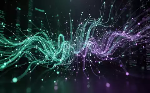 Abstrakte digitale Netzwerkstruktur als Symbol für die Blockchain-Technologie und Token-Ökonomie. - Foto: über boerse-global.de