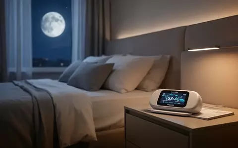 Modernes Schlafzimmer mit Schlaftracking-Technologie auf dem Nachttisch als Symbol für neurologische Gesundheitsprävention. - Foto: über boerse-global.de