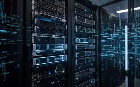 Cybersicherheitskonzept mit Unternehmensserver-Infrastruktur und digitalen Datenströmen, die Netzwerkschwachstellen darstellen. - Foto: über boerse-global.de