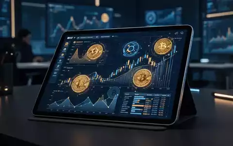 Modernes Tablet mit Finanzdiagrammen und Kryptowährungs-Symbolen als Symbol für neue Meldepflichten und Transparenz. - Foto: über boerse-global.de