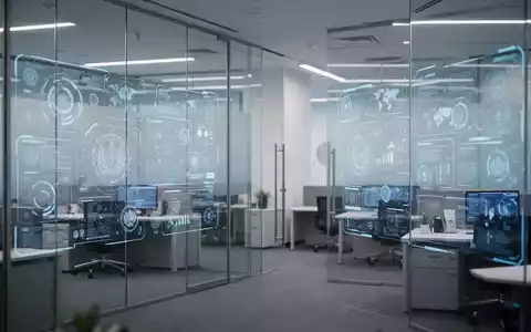 Modernes Verwaltungsbüro mit digitalen Schnittstellenelementen für digitale Regierungsinfrastruktur. - Foto: über boerse-global.de